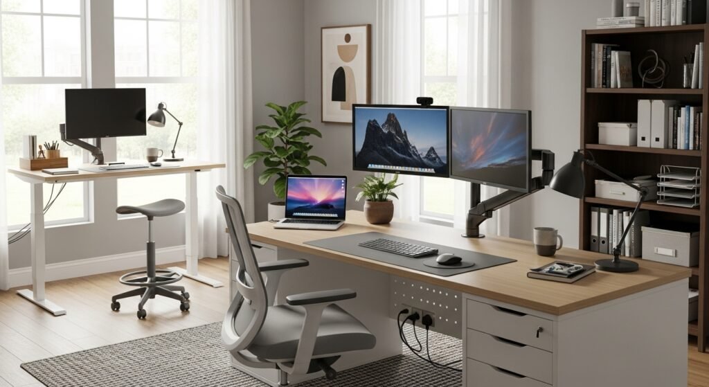 Functional Home Offices and Hybrid Workspaces