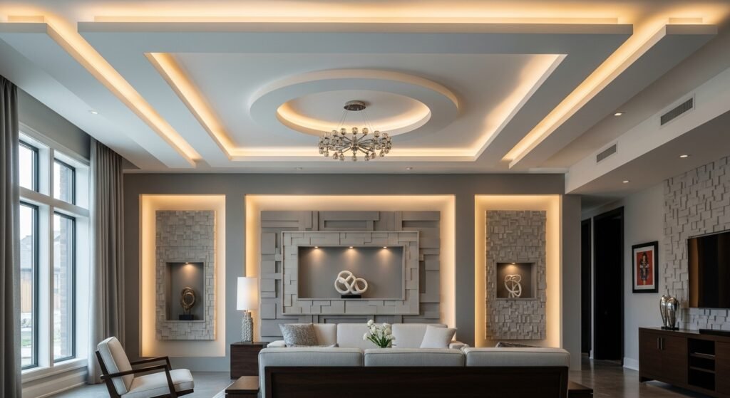 Gypsum Ceilings and Feature Walls